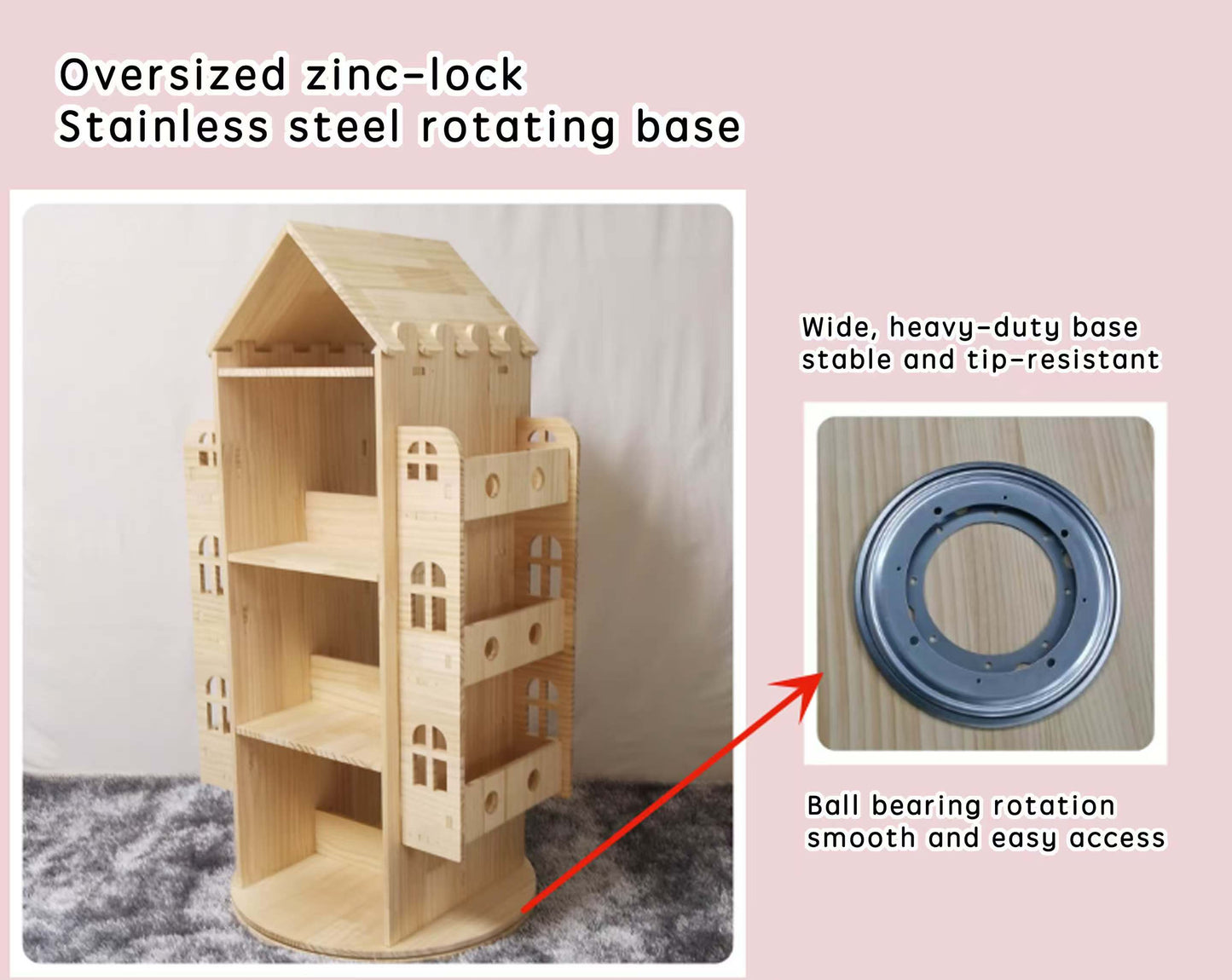 Revolving Kids Bookshelf