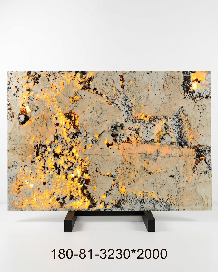 Pandora Black Gold Marble Slab