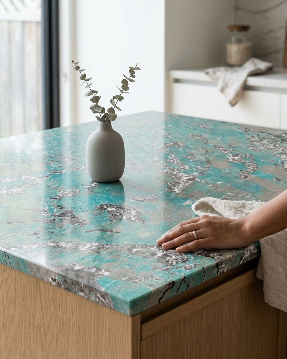 Amazon Green Quartzite Slab