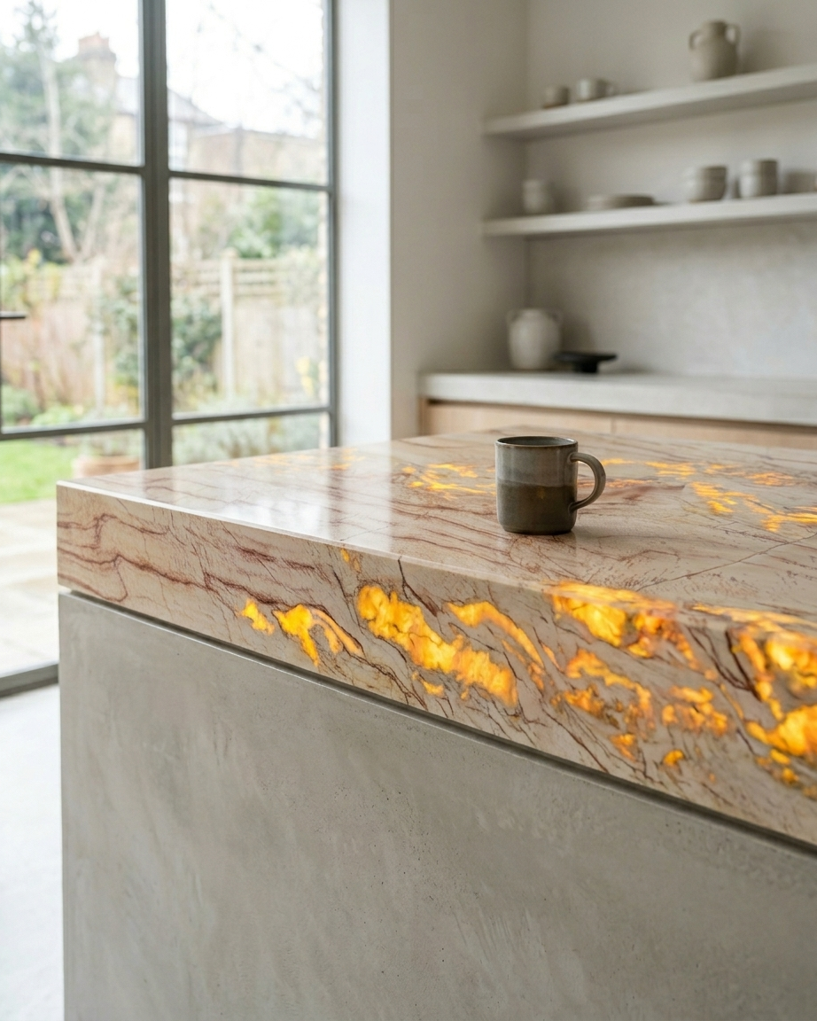 Tiger Gold Marble Slab