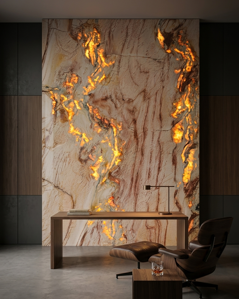Tiger Gold Marble Slab